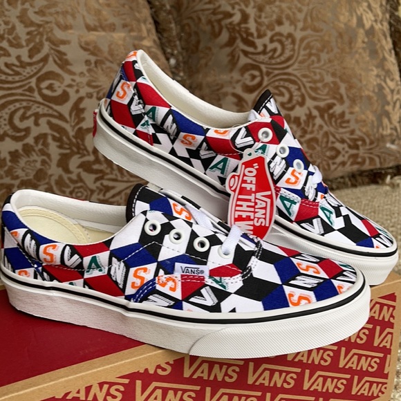 Vans Era Checker Cube Multi/True White MEN’s - Picture 10 of 16